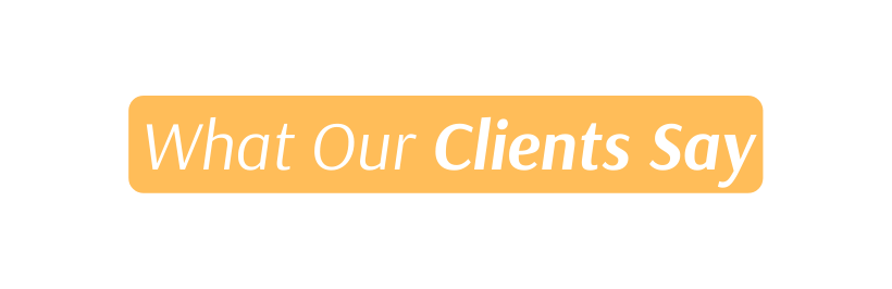 What Our Clients Say